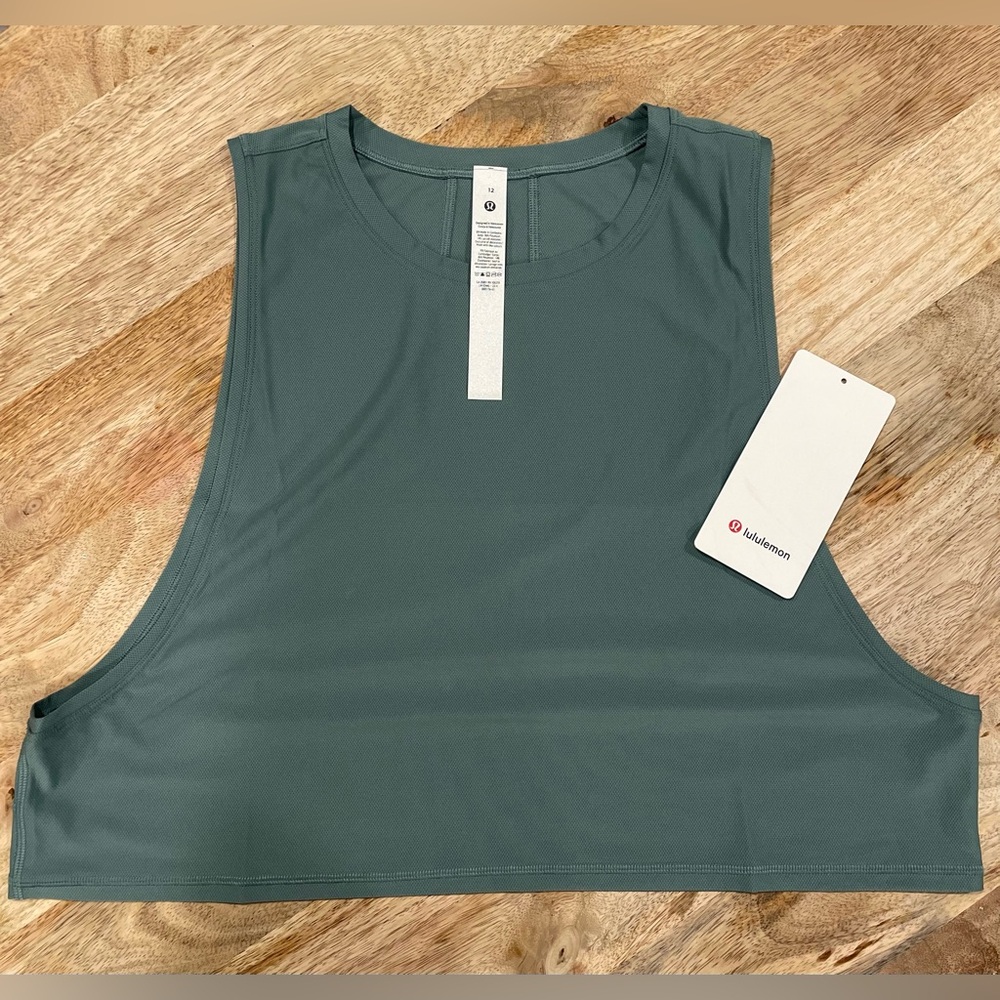 Lululemon Size 12 Muscle Love Crop Tank Tough TIDT
